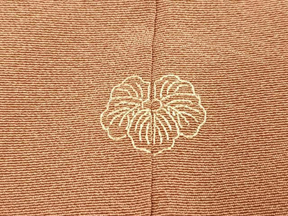平和屋着物●訪問着　友禅　作家物　草花文　暈し染め　正絹　逸品　AABK0204ph