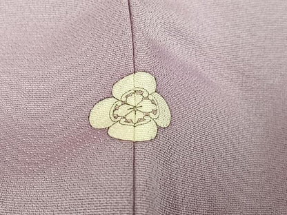 平和屋着物●豪華色留袖　寿光織　向い鳥花文　暈し染め　金糸　正絹　逸品　AABK0211ph