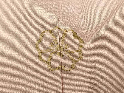 平和屋着物●訪問着　刺繍　花鼓文　金糸　正絹　逸品　AABK0212ph