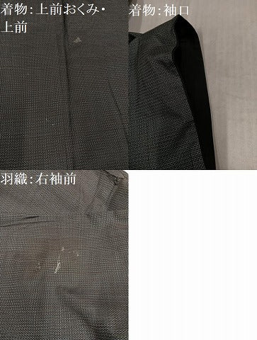 平和屋着物●男性　本場大島紬　アンサンブル　100亀甲　総詰め　証紙付き　正絹　逸品　AABK0247ph