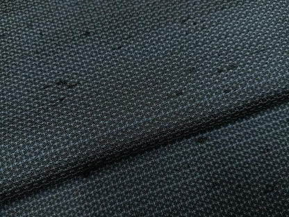 平和屋着物●男性　紬　アンサンブル　100亀甲　総詰め　正絹　逸品　AABK0250ph