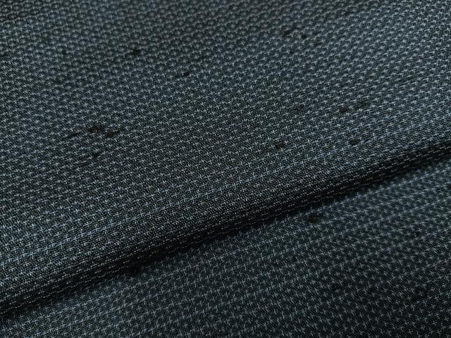 平和屋着物●男性　紬　アンサンブル　100亀甲　総詰め　正絹　逸品　AABK0250ph