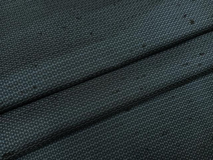 平和屋着物●男性　紬　アンサンブル　100亀甲　総詰め　正絹　逸品　AABK0250ph