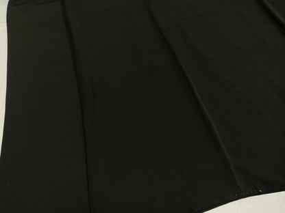 平和屋着物●男性　黒紋付・羽織セット　正絹　逸品　AABK0251ph