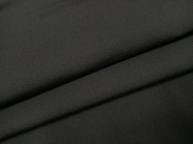 平和屋着物●男性　黒紋付・羽織セット　正絹　逸品　AABK0251ph