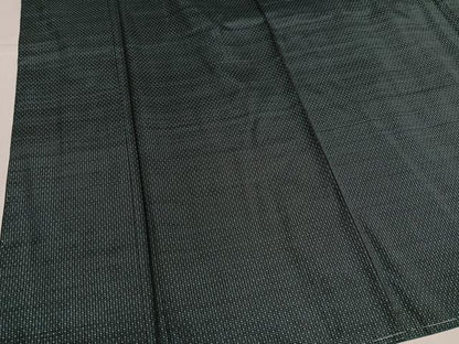 平和屋着物●男性　本場大島紬　アンサンブル　長襦袢(袷)セット　絣文様　正絹　逸品　未使用　AABK0252ph