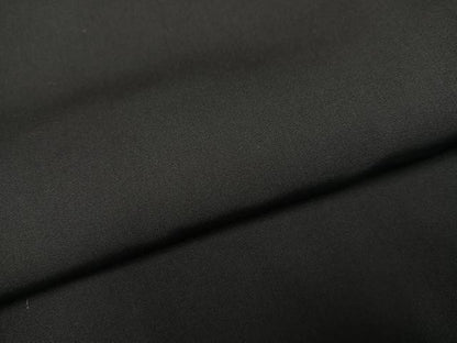 平和屋着物●男性　黒紋付・羽織セット　正絹　逸品　AABK0253ph