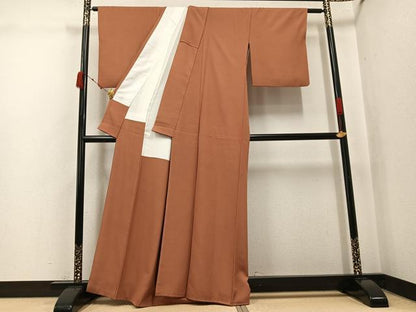 平和屋着物●江戸小紋　鮫小紋柄　正絹　逸品　AABK0292ph