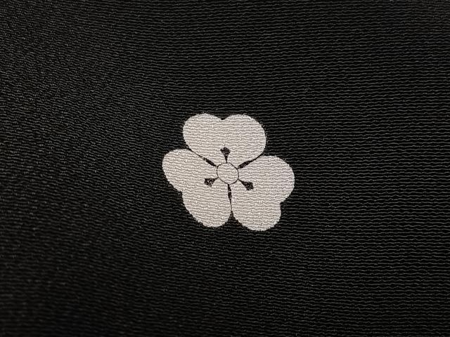 平和屋着物●豪華黒留袖　駒刺繍　群鶴立波文　金彩　高島屋扱い　正絹　逸品　AABK0298ph