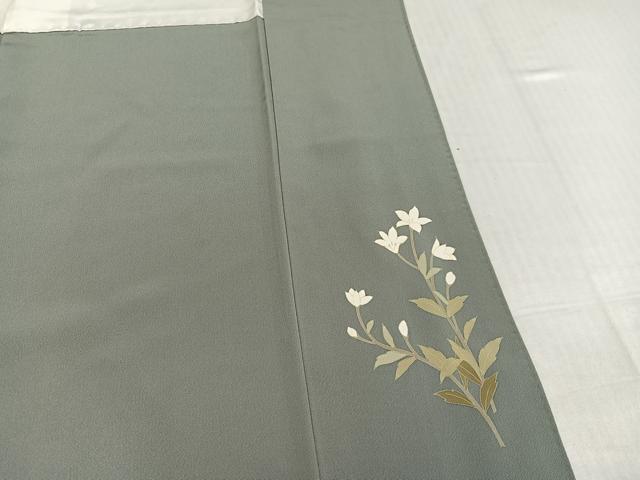 平和屋着物●訪問着　友禅　作家物　春峰　枝花文　暈し染め　健勝苑扱い　正絹　逸品　AABK0299ph