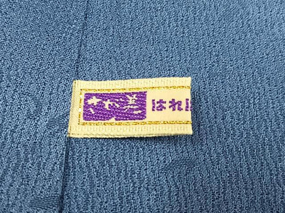 平和屋着物●二代目　久保田一竹　幻の辻が花　小紋　横段文　暈し染め　金通し地　さが美扱い　正絹　逸品　AABK0308ph