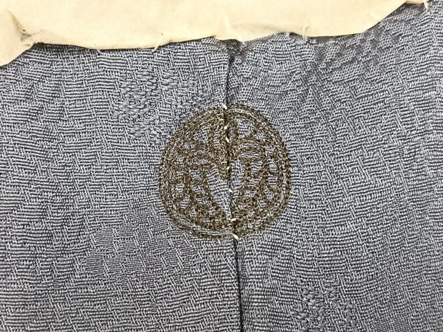 平和屋着物●上質な色無地　花地紋　豆がら茶色　正絹　逸品　未使用　AABK0319ph