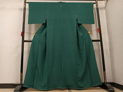 平和屋着物●上質な色無地　天鵞絨色　正絹　逸品　未使用　AABK0320ph