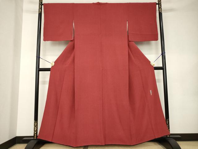 平和屋着物●江戸小紋　笹竹文　正絹　逸品　AABK0325ck