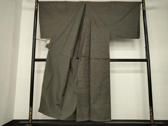 平和屋着物●男性　本場大島紬　アンサンブル　100亀甲　総詰め　反端付き　正絹　逸品　AABK0331ck