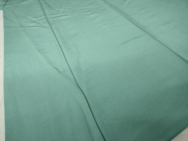 平和屋着物●上質な色無地　本場奄美大島泥染　豆がら茶色　丹後ちりめん　赤塚次男作　反端付き　正絹　逸品　AABK0333ck