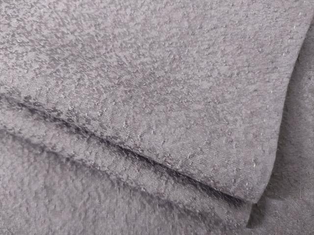 平和屋着物●上質な色無地　葡萄鼠色　正絹　逸品　AABK0338ck