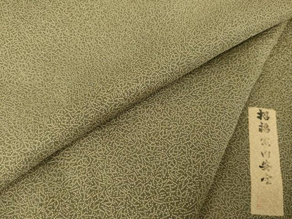平和屋着物●江戸小紋　作家物　招福家内安全　正絹　逸品　未使用　AABK0370ck