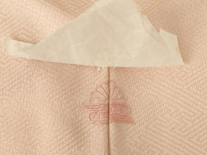 平和屋着物●訪問着　総刺繍　屏風孔雀花文　暈し染め　正絹　逸品　AABK0376ck