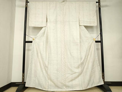 平和屋着物●上質な紬　間道　正絹　逸品　AABK0380ck