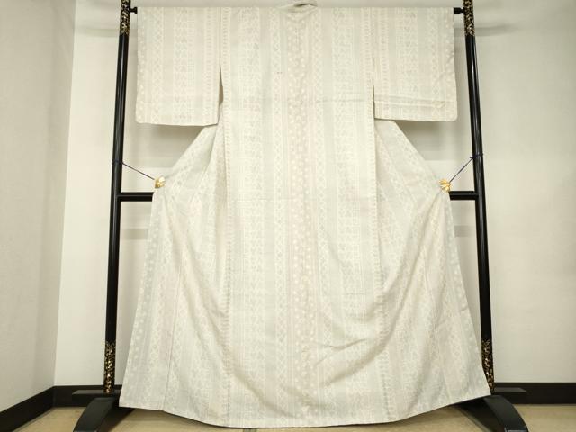 平和屋着物●上質な紬　間道　正絹　逸品　AABK0380ck