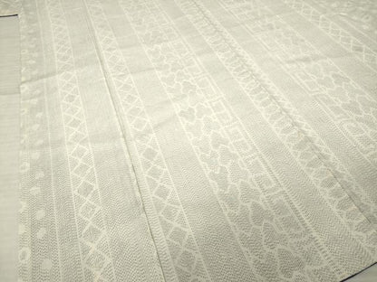 平和屋着物●上質な紬　間道　正絹　逸品　AABK0380ck