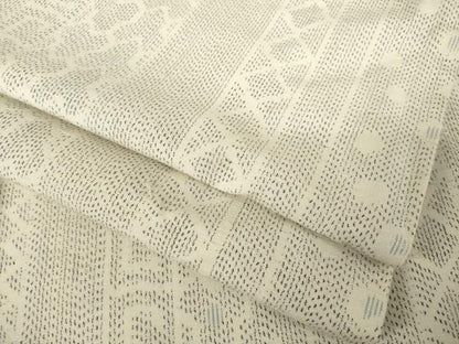 平和屋着物●上質な紬　間道　正絹　逸品　AABK0380ck