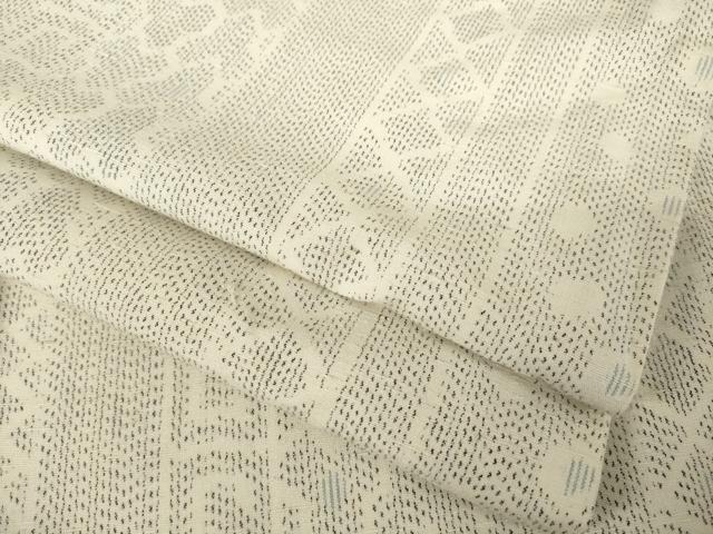 平和屋着物●上質な紬　間道　正絹　逸品　AABK0380ck