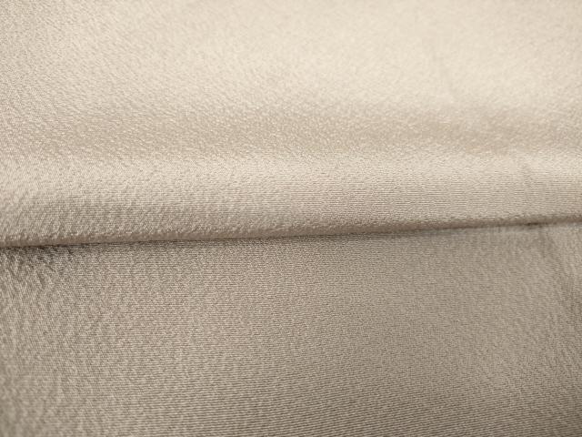 平和屋着物●上質な色無地　胡桃染色　正絹　逸品　AABK0383ck