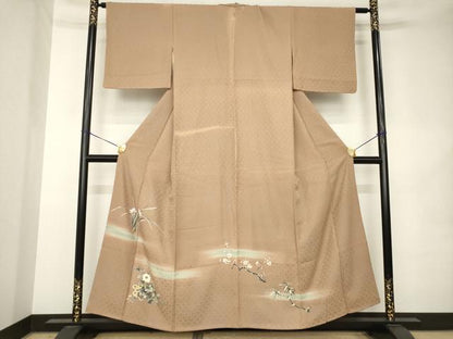 平和屋着物●豪華色留袖　枝花文　暈し染め　正絹　逸品　AABK0391ck