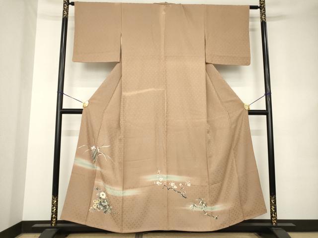 平和屋着物●豪華色留袖　枝花文　暈し染め　正絹　逸品　AABK0391ck