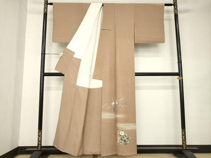 平和屋着物●豪華色留袖　枝花文　暈し染め　正絹　逸品　AABK0391ck
