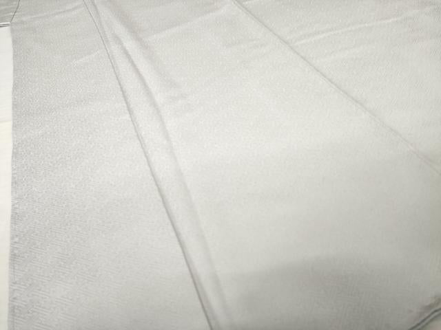 平和屋着物●上質な色無地　作家物　ワンポイント　紗綾形地紋　霞色　正絹　逸品　AABK0395ck