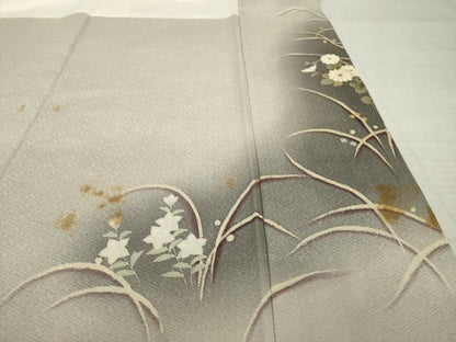 平和屋着物●豪華色留袖　刺繍　女人文　暈し染め　金糸　金彩　正絹　逸品　AABK0397ck