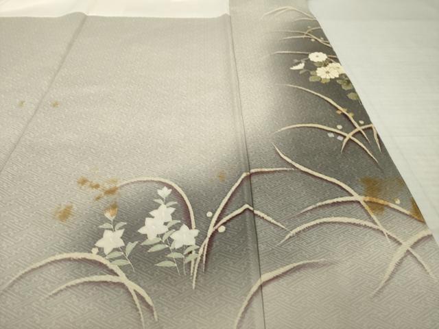 平和屋着物●豪華色留袖　刺繍　女人文　暈し染め　金糸　金彩　正絹　逸品　AABK0397ck