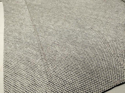 平和屋着物●大変加工の良い総絞り小紋　本疋田絞り　黒地　正絹　逸品　AABK0398ck