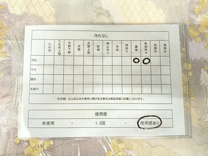 平和屋着物◎六通柄袋帯　箔散らし文　金銀糸　正絹　逸品　AABK0487yx