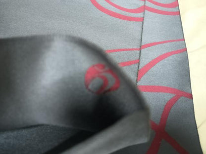 平和屋着物◎全通柄袋帯　幾何学文　紹紦　正絹　逸品　AABK0620yx