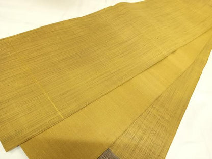 平和屋着物◎太鼓柄袋帯　草花文　正絹　逸品　AABK0649yx