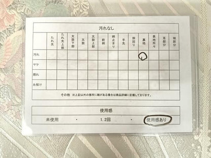 平和屋着物◎六通柄袋帯　唐織　扇取花鳥文　プラチナ二重箔　正絹　逸品　AABK0779yx