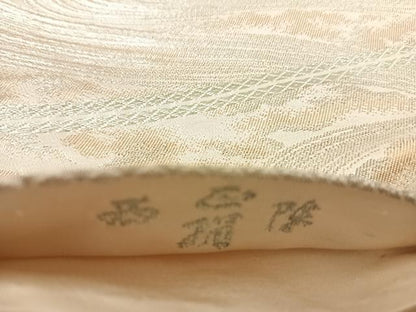 平和屋着物◎西陣　六通柄袋帯　立波文　金銀糸　正絹　逸品　AABK0798yx
