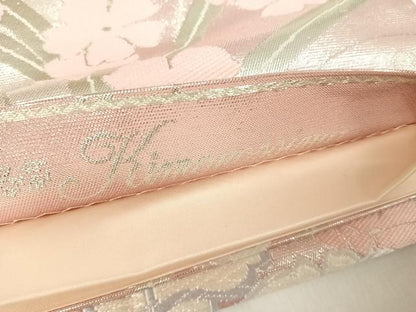 平和屋着物◎六通柄袋帯　唐織　草花文　三松オリジナル　金銀糸　正絹　逸品　AABK0808yx