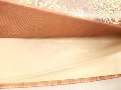 平和屋着物◎西陣　六通柄袋帯　鬘帯花文　プラチナ二重織　正絹　逸品　AABK0849yx