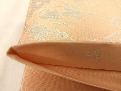 平和屋着物◎六通柄　本袋帯　狩猟花鳥文　純銀箔　正絹　逸品　AABK0871yx