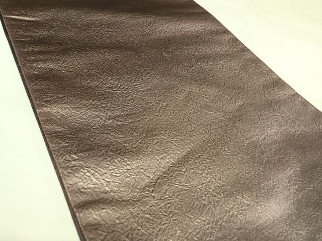 平和屋着物◎西陣　六通柄袋帯　霞文　金糸　反端付き　正絹　逸品　AABK0900yx