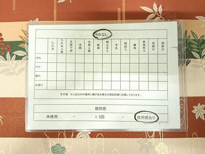 平和屋着物◎全通柄袋帯　唐織　南天枝葉文　金糸　正絹　逸品　AABK0940yx