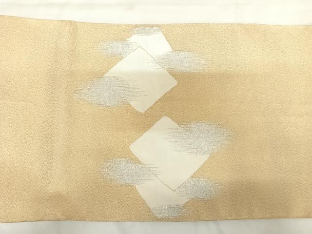 平和屋着物◎綴れ　太鼓柄袋帯　霞文　金銀糸　正絹　逸品　AABK0950yx
