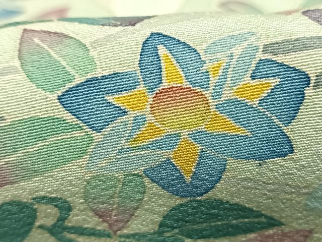 平和屋着物●本加賀友禅作家　百貫華峰　黒留袖　枝梅文　暈し染め　正絹　逸品　AABK1014fy