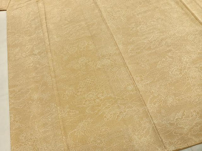 平和屋着物●江戸小紋　松竹梅　正絹　逸品　未使用　AABK1018fy
