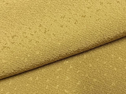 平和屋着物●上質な色無地　霞地紋　芥子色　正絹　逸品　未使用　AABK1022fy